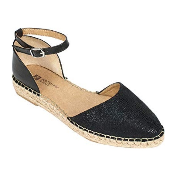 closed toe flat espadrilles
